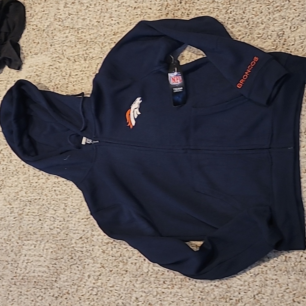 Denver Broncos full zip hoodie
